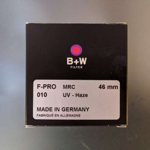 100% Brand New Never Used B+W 46mm 010 MRC UV Haze Filter Made in Germany Amazon