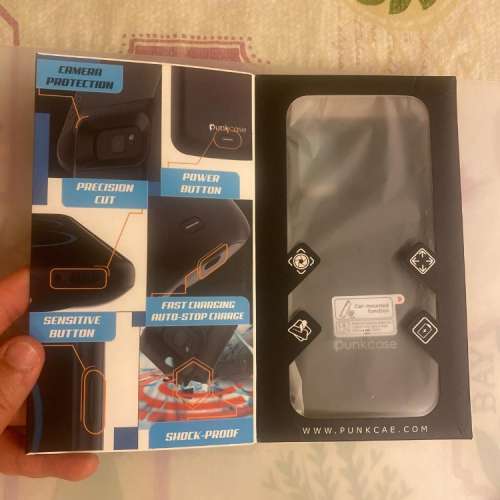 PUNKCASE GALAXY NOTE 10 5200MAH BATTERY CHARGER W/ USB PORT SLIM CASE [BLACK]