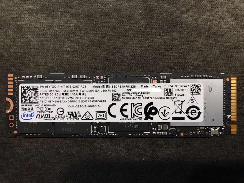 SSD Intel SSD Pro 7600p