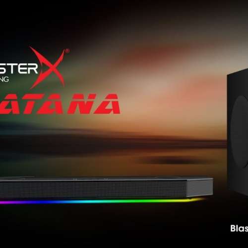 放95%新Creative Sound BlasterX Katana Multi-channel Gaming Soundbar