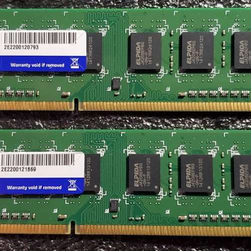 AData DDR3-1600 4GB Ram *2 共 8GB