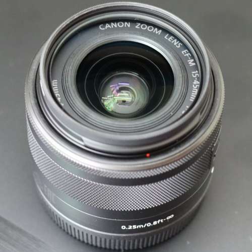99% 新 有保養 香港行貨 Canon EF-M 15-45mm f/3.5-6.3 IS STM 連日本 HOYA 濾鏡 ...