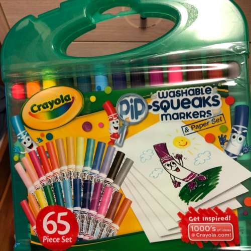 全新 Crayola Pip-Squeaks Washable Markers & Paper Set