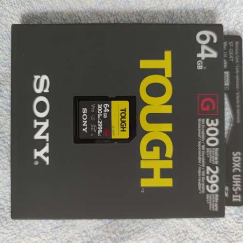 全新未開封64GB SonyTough SF-G64T
