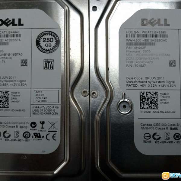 Dell TOSHIBA 3.5吋 2TB SATA3 企業級硬碟MG03ACA200 (企業級專用的)