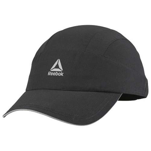 全新reebok os run perf cap Snapback Hat logo black 黑色 鴨咀 舌帽