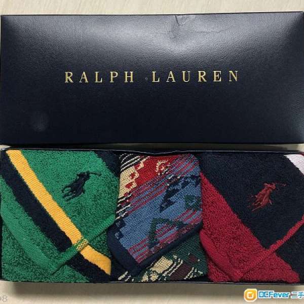 Ralph Lauren 手巾BOX SET (內有三條手巾)