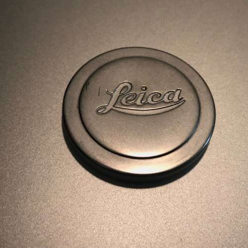 Leica E41 silver lens cap for Steel Rim / Summmarit