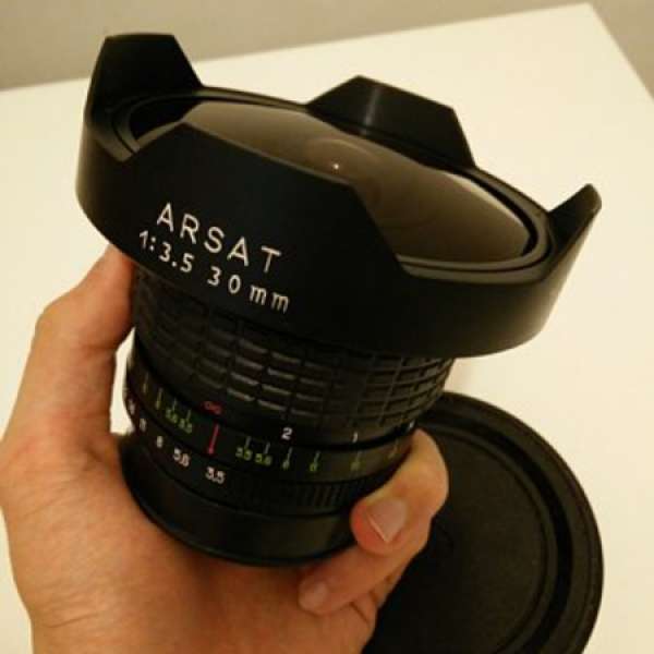 Arsat 30mm 3.5 Fisheye (GFX 100, 50S/R 可以轉接）