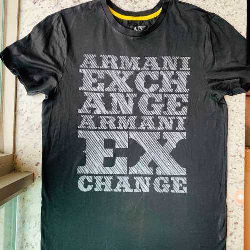 Armani Exchange AX Tee Shirt Size S 西鐵 元朗 荃灣西
