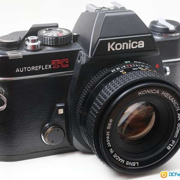 Konica Autoreflex TC連Hexanon AR 50/1.8鏡頭95新，相機測光準確，功能易用齊全，...