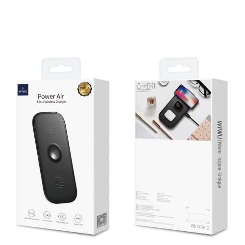 Wiwu 三合一無線充電 ( iphone, android, airpods, apple watch)