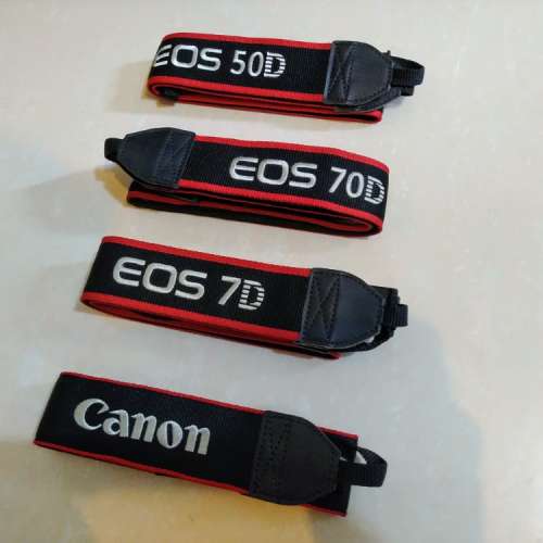 二手Canon原廠單反相機頸繩(50D, 70D, 7D等原廠配件)