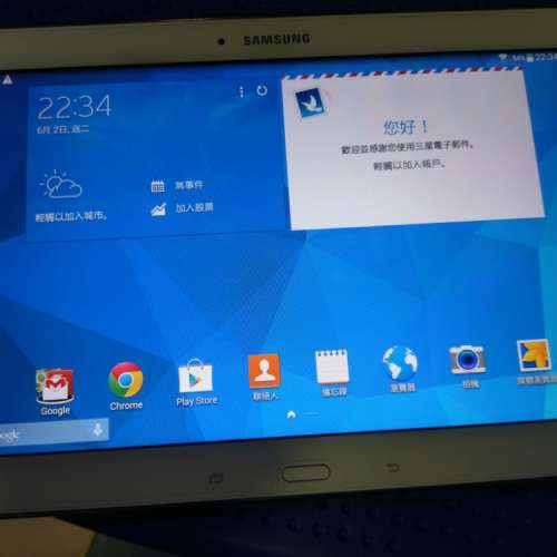 samsung Tab 4 型號SM T530 4G Ram 16G Rom新淨 有保護貼