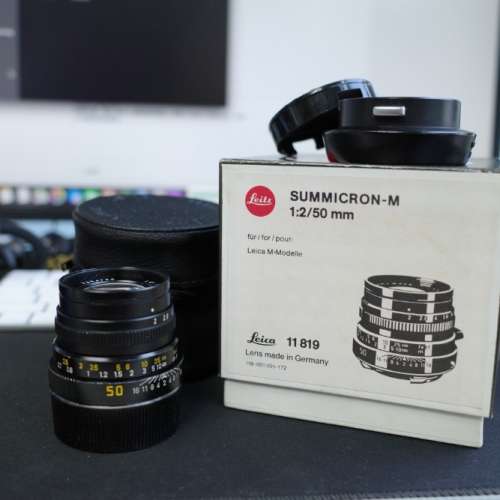 Leica 50mm f2 summicron version 4 (made in Germany)