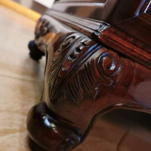 高質超靚花梨特長地櫃