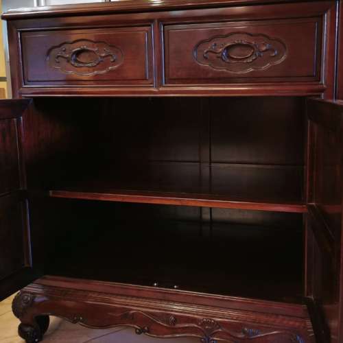 高質超靚花梨特長地櫃