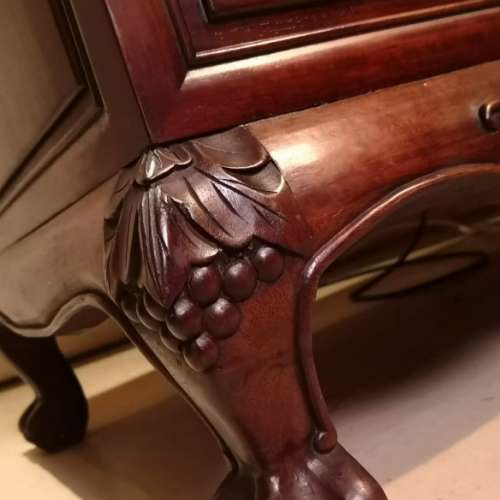 花梨手工雕花五桶櫃