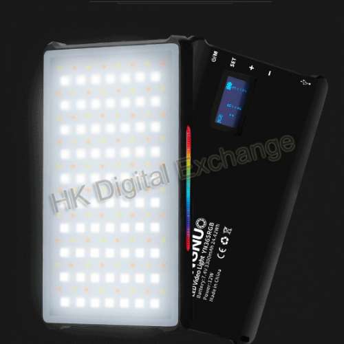 全新行貨永諾YN365RGB 輕便型LED補光燈, 可轉顏色, 內置鋰電, Type C接口, 一年保養...