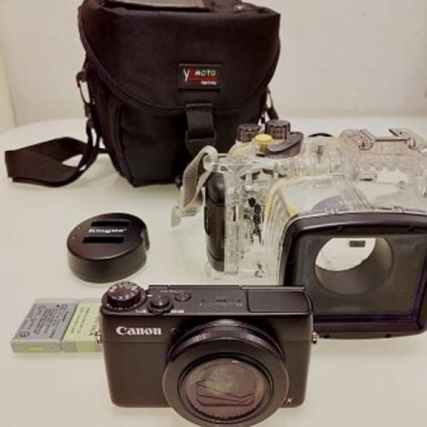 Canon G7X Mark I 連潜水殼 / YN300III 攝影燈 / Roland AE05 電子色士風 / VOX am...
