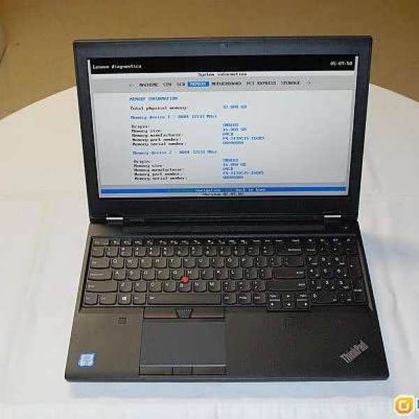 95% NEW Lenovo  P50 -i7-6820HQ, 8GB RAM, 256m  SSD