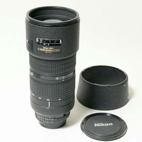 Nikon ED AF NIKKOR 80-200mm 1:2.8 D 日本製 頭版玻璃小黑三。