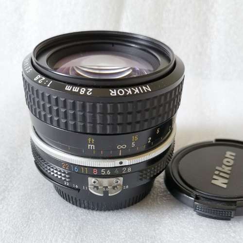 Nikon  28mm f/2.8 ais 所有nikon機合用 廣角鏡王