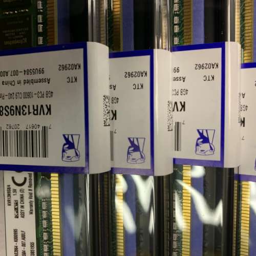 全新Kingston KVR13N9S8/4 DDR3 4G