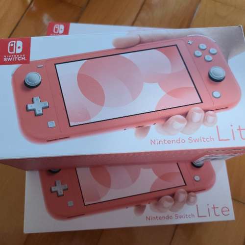 全新 任天堂 Switch Lite Coral 粉紅色 歐洲版
