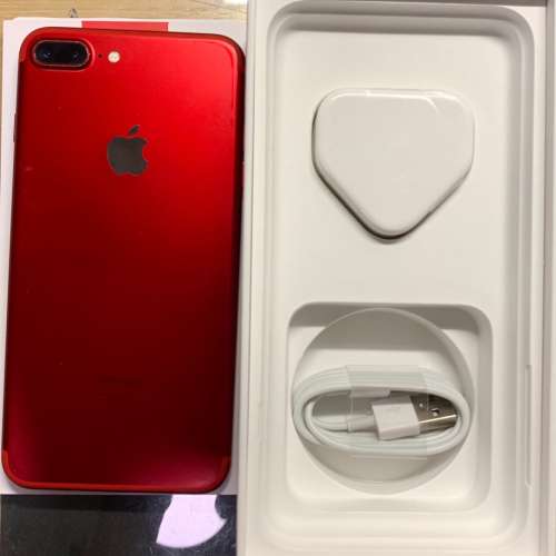 iPhone 7plus RED 256GB港版行貨9成新