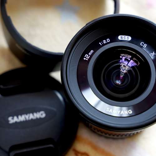 80%新 Samyang 12mm F2 Fujifilm X mount