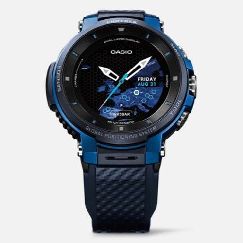 全新未開封Casio WSD-F30 藍色 not garmin