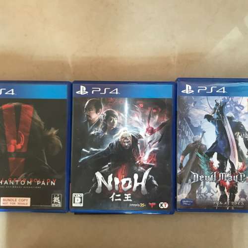PS4 - Metal gear solid, 仁王, devil may cry
