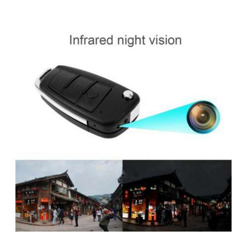 車匙匙隱蔽针孔鏡頭攝錄機 取證相機錄影機 Car key Spy camera DVR