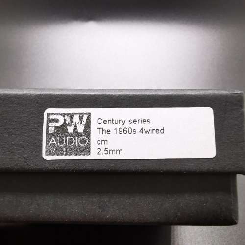 9成99新 PW Audio The 1960s 4 wired cm 2.5mm