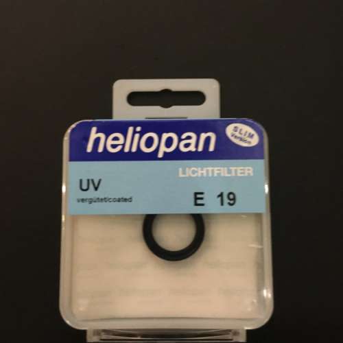 全新 Brand new heliopan UV Slim 19mm filter