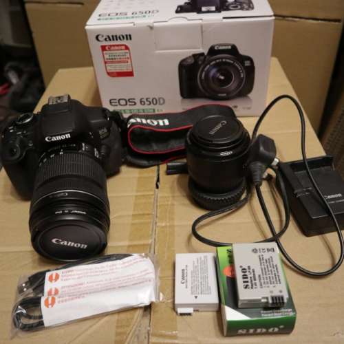 CANON EOS 650D 18-135MM KIT 50MM