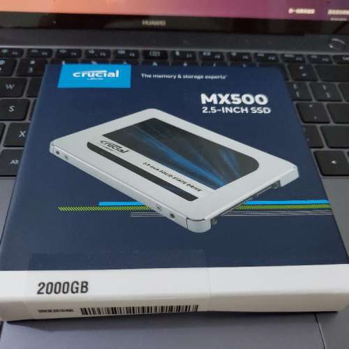 Crucial MX500 2T SSD (100% 新未開封)