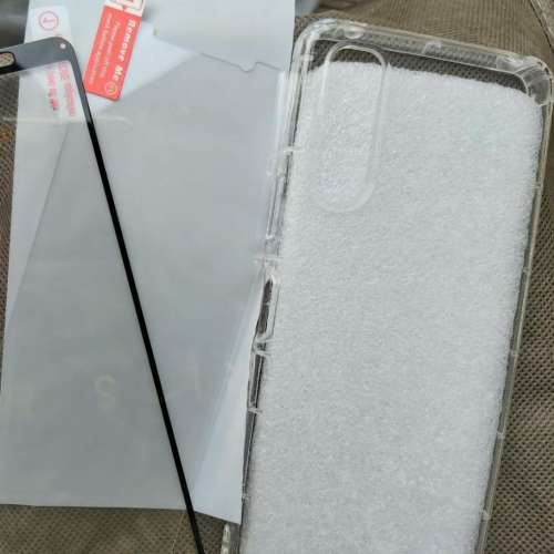 Sony Xperia 10 II 透明手機套+鋼化膜