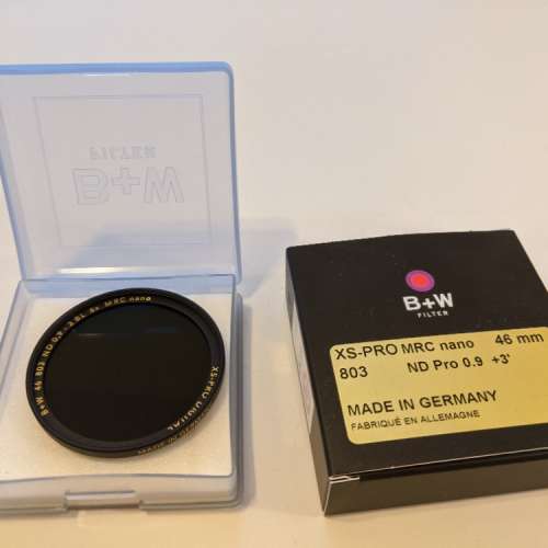 B+W 46mm XS-Pro MRC-Nano 803 ND 0.9 Filter (3-Stop)