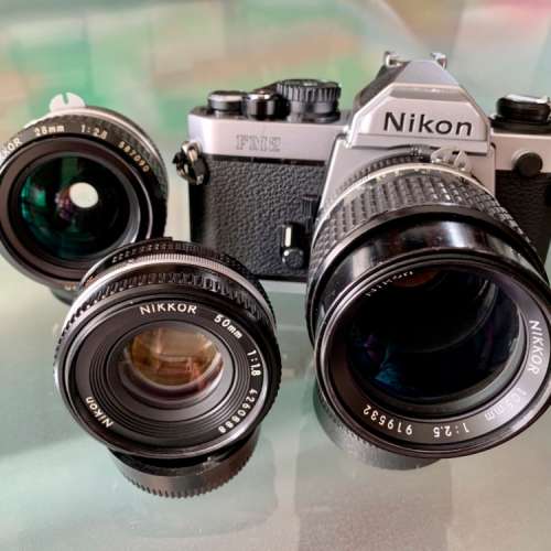 Nikon FM2n 一機三鏡，合修練攝影技術，不合收藏