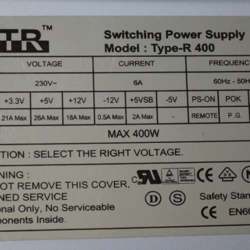 GTR Type-R 400 電腦火牛