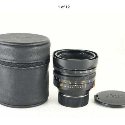 Leica Noctilux 50mm f/1 E60 version 4
