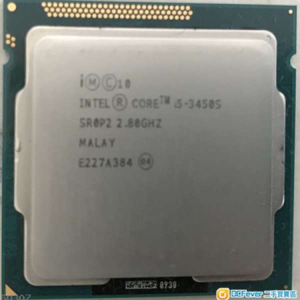 intel i5 3450s 即日交收$250 實物相