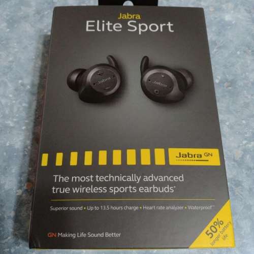 耳機全新 + 舊配件 Jabra Elite Sport Bluetooth earphone wireless 真無線藍牙耳機