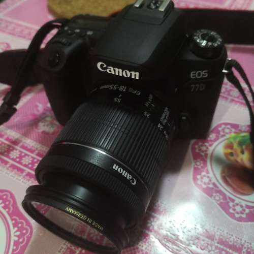 Canon Eos 77D body+ EFS 18-55 f/4-5.6 is stm鏡, 保養到8月!
