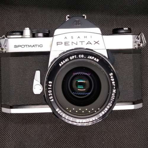 [純機械相機]  Pentax Spotmatic SP  全金屬機械菲林相機 (M42 Mount )連廣角鏡頭 ...