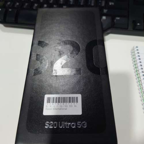 99% 新 韓版 Samsung Galaxy S20 Ultra 5G G988N 256GB 黑色 購自三禾