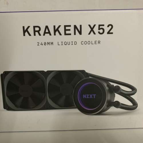 NZXT KRAKEN X52 240mm cooler 水冷