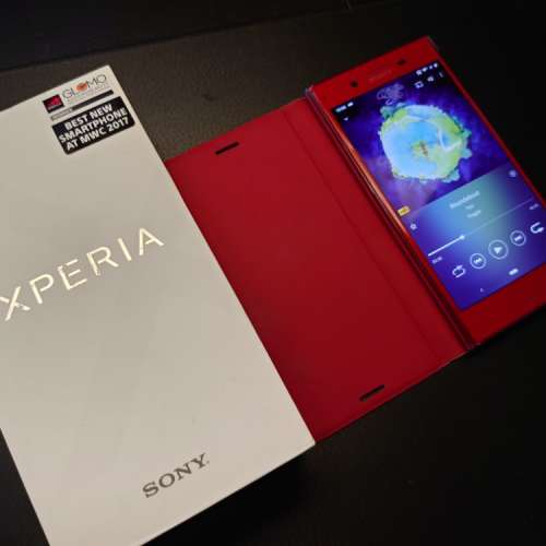 Sony Xperia XZ Premium Dual Sim 連原裝Flip case 支援雙卡 （不議價送128GB 記憶...